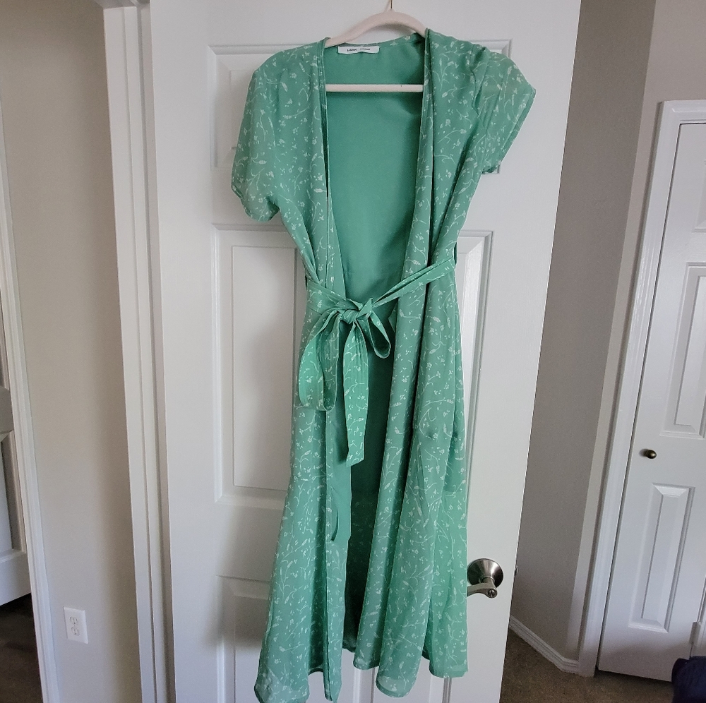 Samsoe Floral Wrap Dress